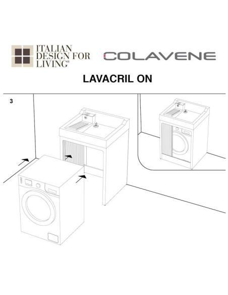 Mobile per lavanderia in ABS | Lavacril | Colavene