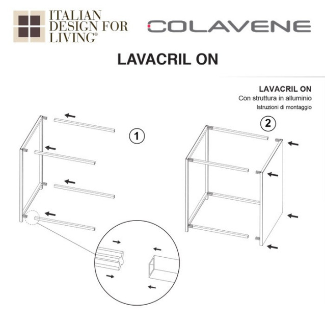 Mobile per lavatrice | Lavacril on | Colavene