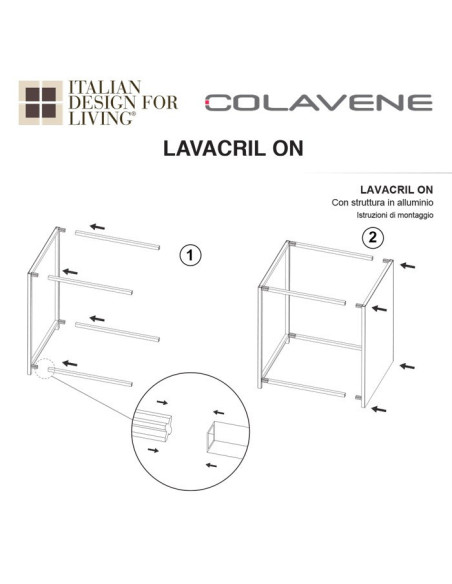 Mobile per lavatrice | Lavacril on | Colavene