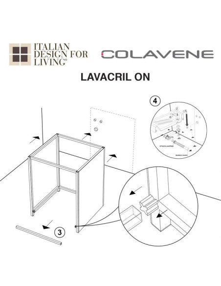 Mobile per lavatrice | Lavacril on | Colavene