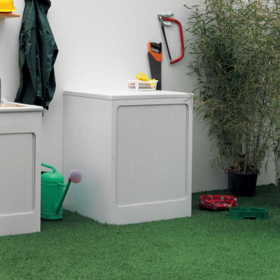 Lavabo bianco lucido collezione "Winn" | Dimensioni: 50x40x25h | Colavene