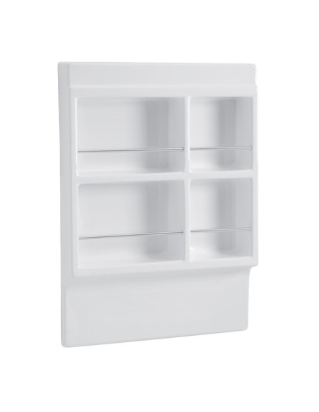 Pensile portaoggetti in acrilico | Dimensioni: 72x11x100h cm | Lavacril on | Colavene